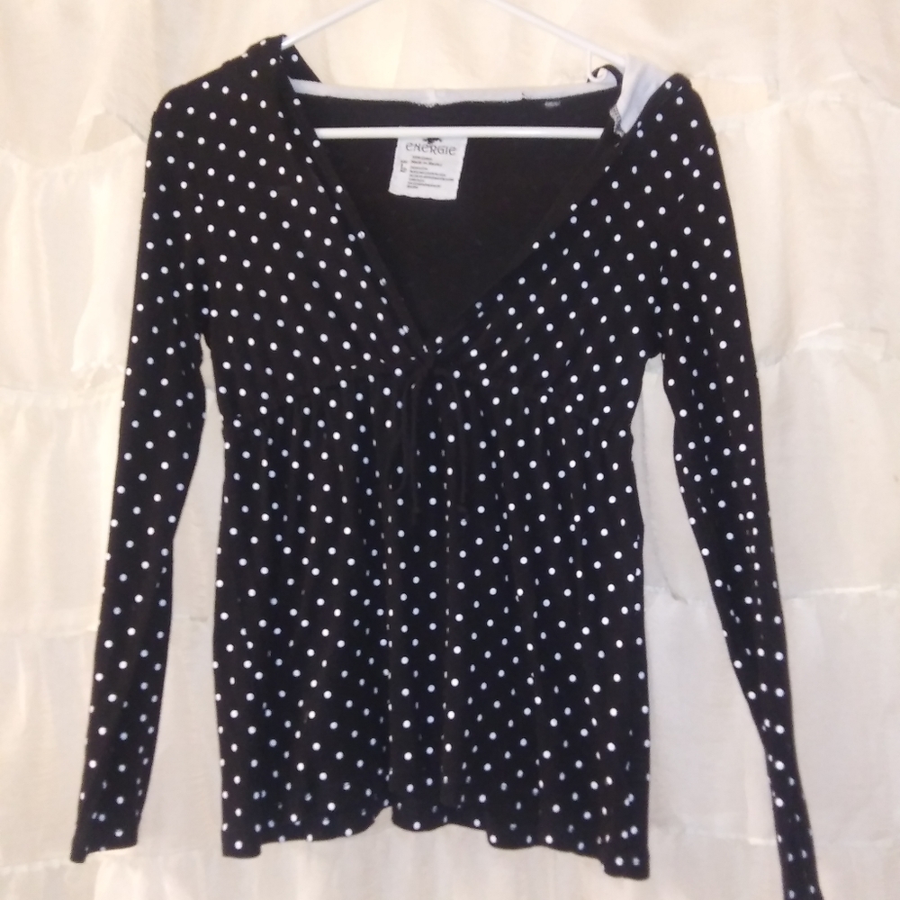 Adorable hooded long sleeve tee